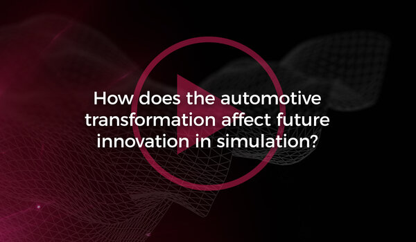 How does the automotive transformation affect future innovation in simulation?