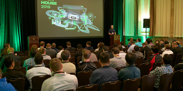 Carl Squire, Managing Director IPG Automotive USA, opened the first Open House Local Edition in the US.