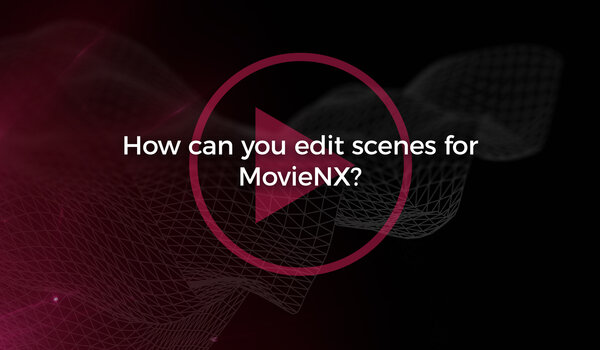 How can you edit scenes for MovieNX? 