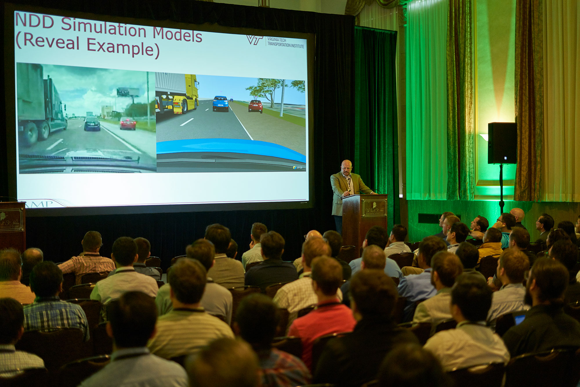 Dr. Kevin Kefauver, VTTI, gave insights into the deployment of automated driving systems.
