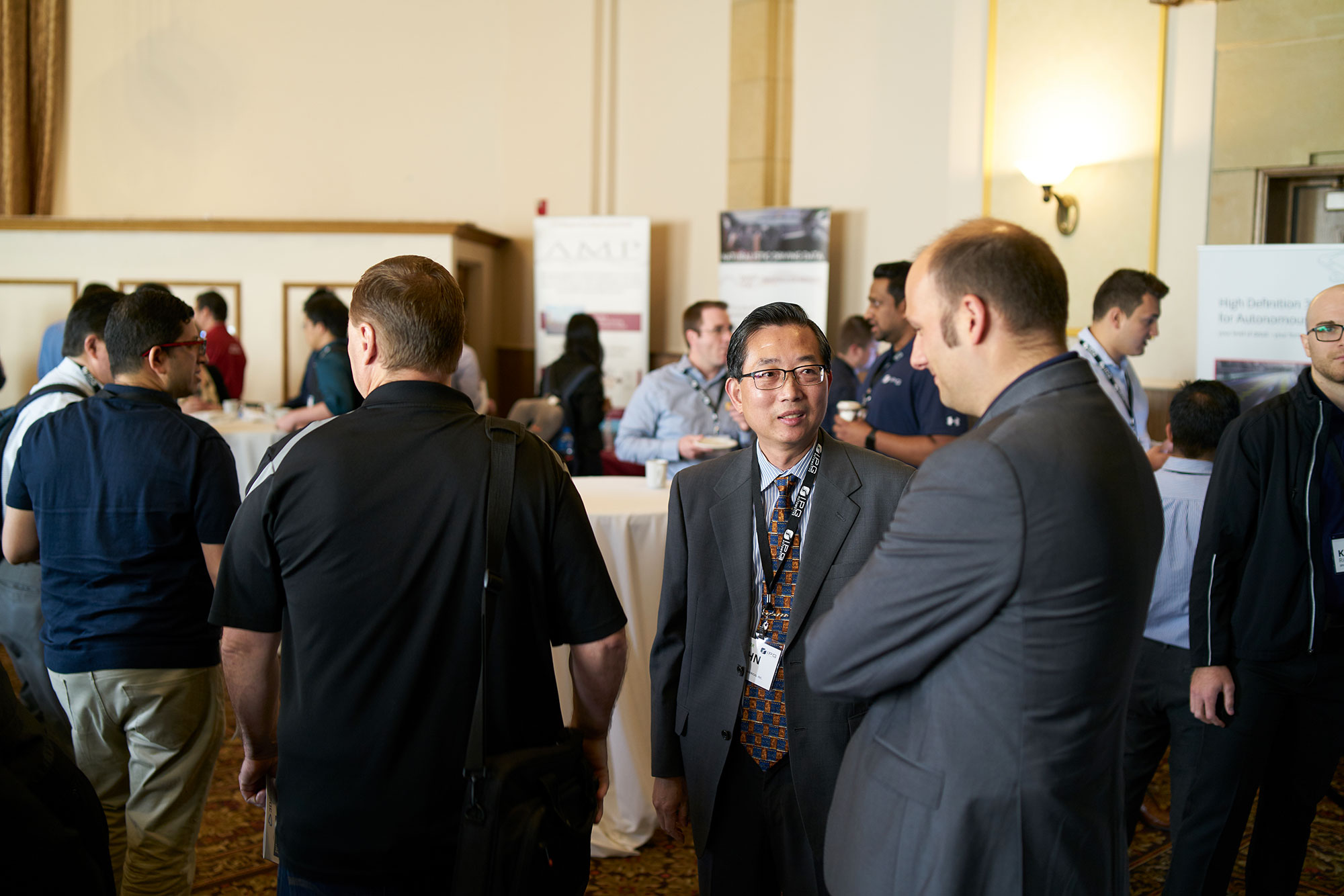 The breaks and the reception at the end of the eventful day offered ample time for networking.